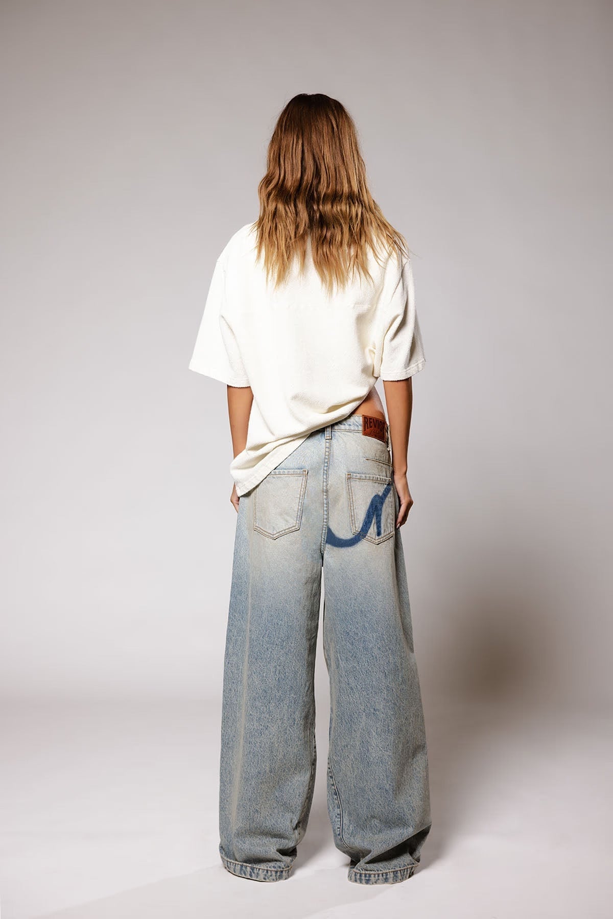 Blue Low Rise Jeans
